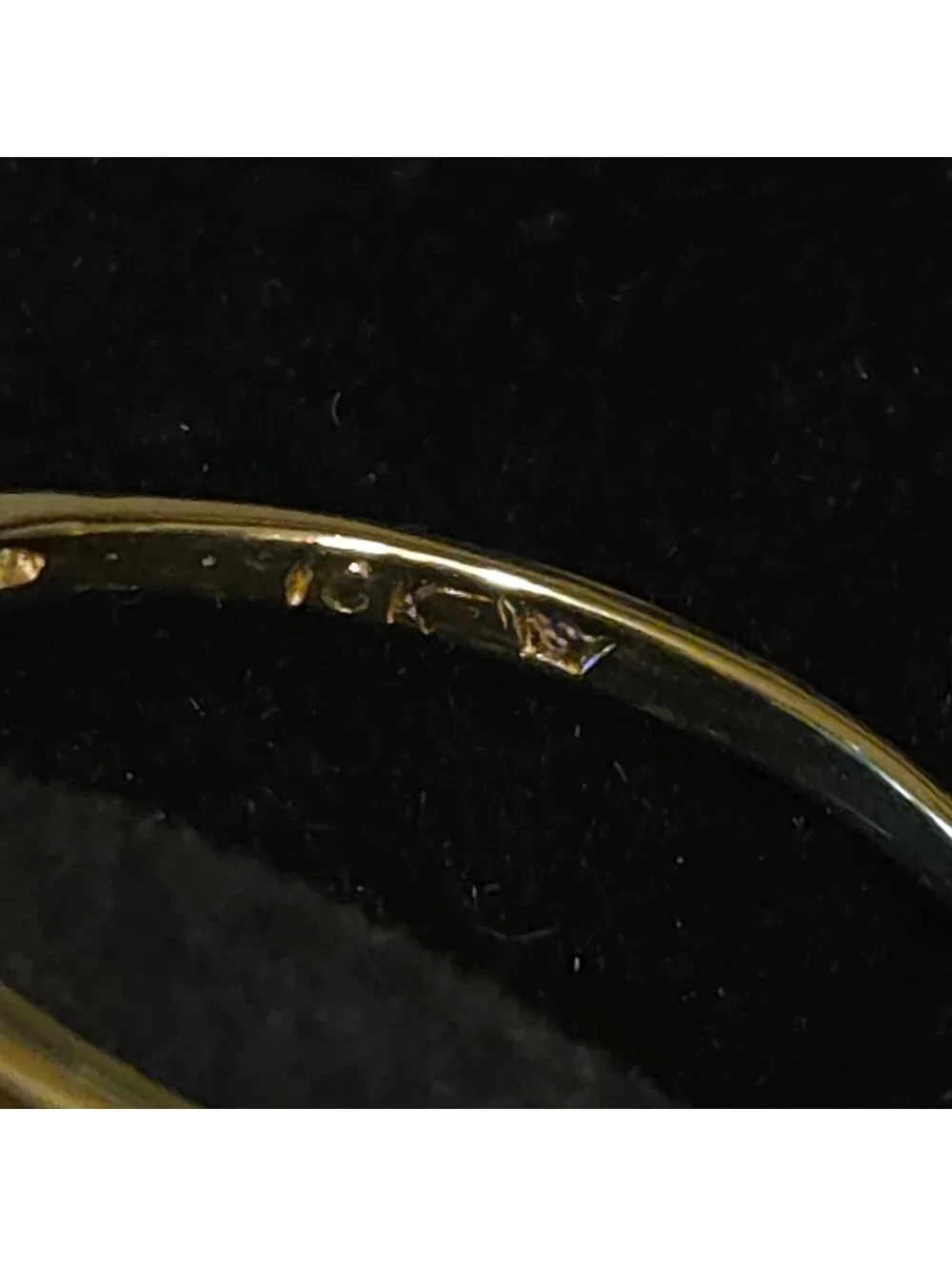 Vintage Size 7 10K Gold 6mm Pearl and CZ Ring